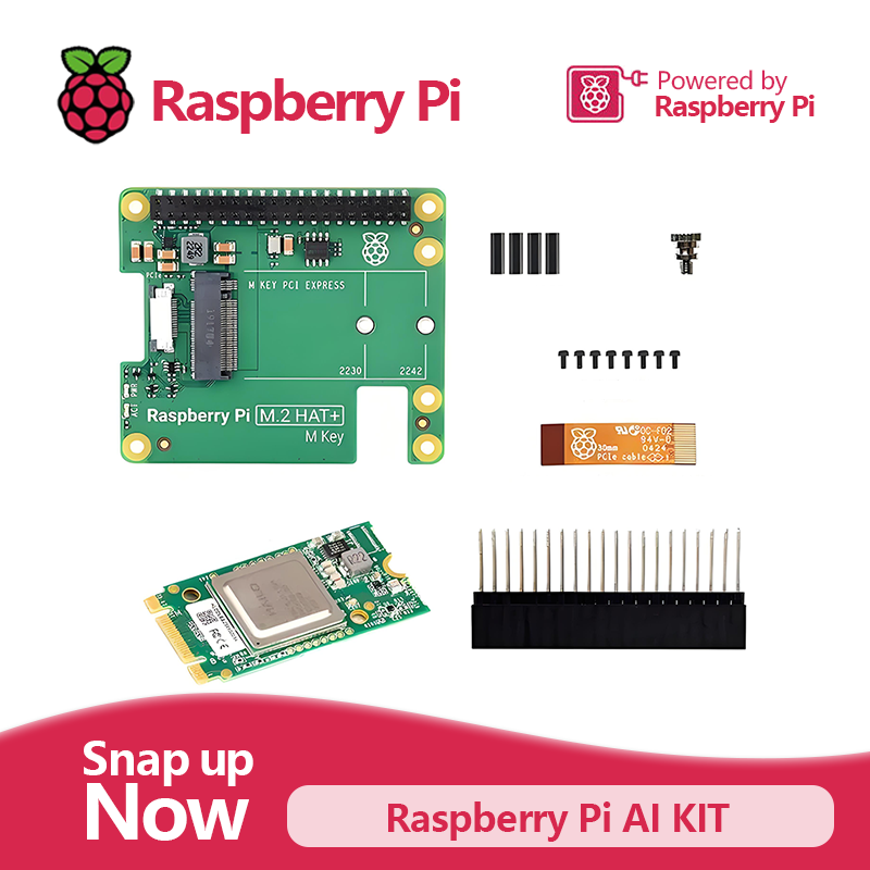 Raspberry Pi Ai Kit Hailo-8L - Oficjalny zestaw Raspberry Pi 5 AI