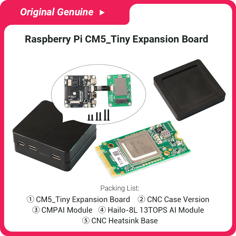 Kompletny zestaw CM5 Tiny Full – Raspberry Pi Ai Kit Hailo-8L recenzja i cena