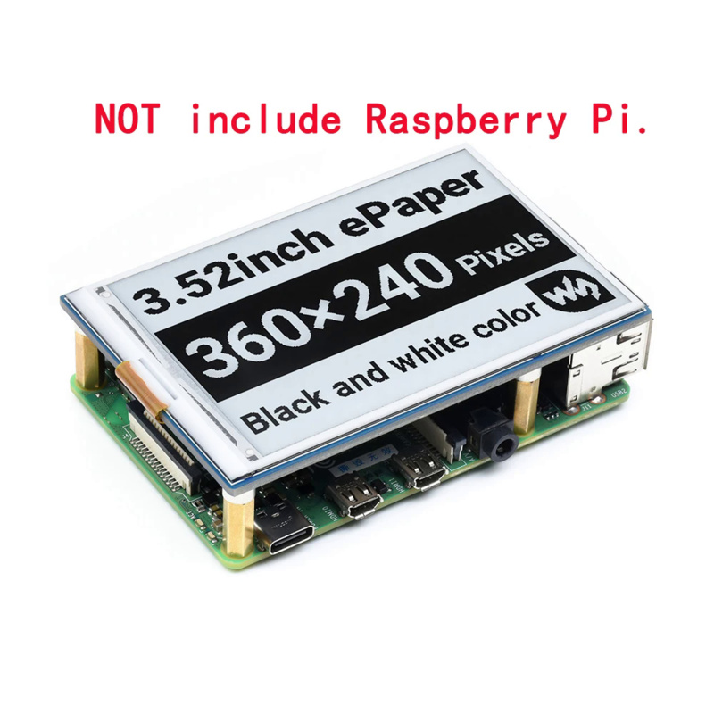 3.5-calowy wyświetlacz E-Ink E – Raspberry Pi 4 8Gb Ram Kit recenzja i cena