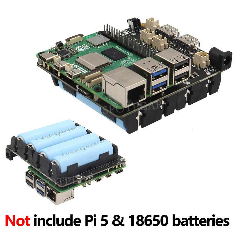 Płytka rozszerzeń zarządzania  – Raspberry Pi Uninterrupted Power Supply Ups 18650 recenzja i cena